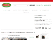 Tablet Screenshot of exhibirequipos.com